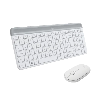 Kit tastatură + mouse wireless Logitech MK470, Slim class=