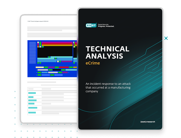 ESET eCrime technical analysis report preview