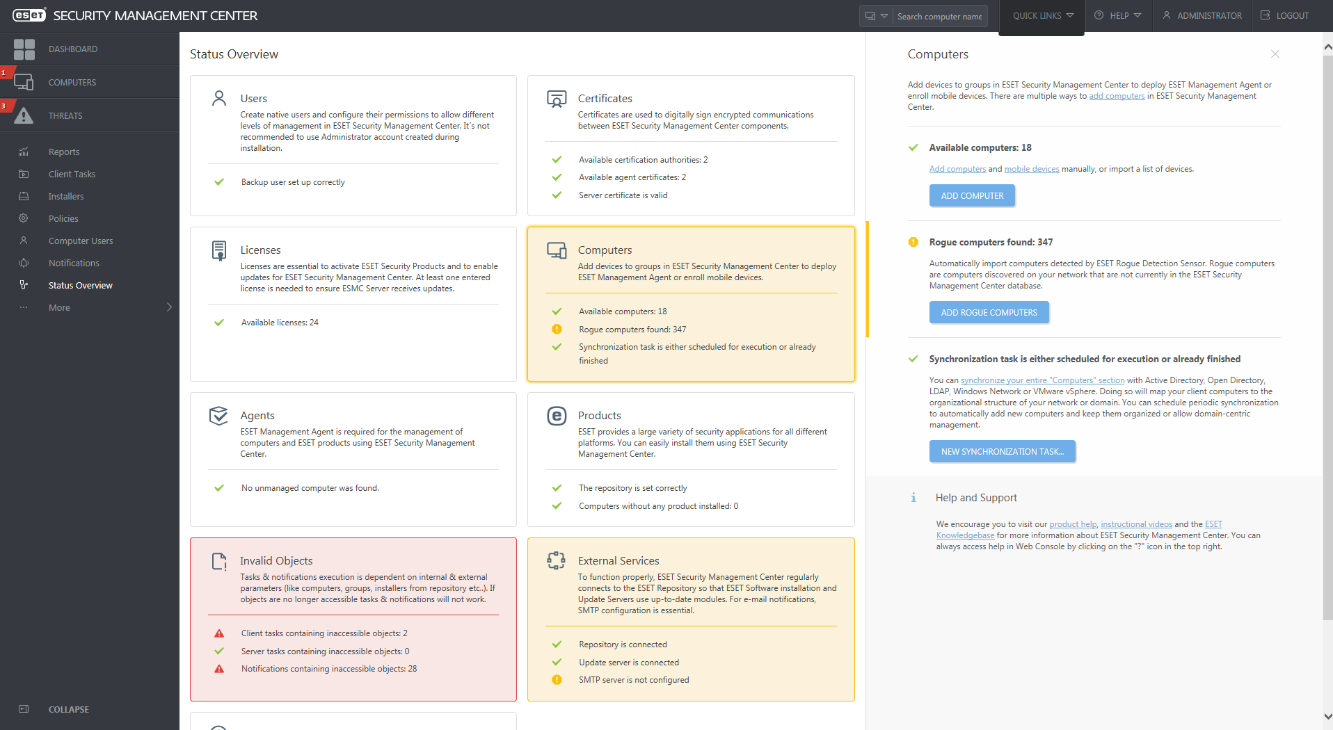 ESET Remote Administrator