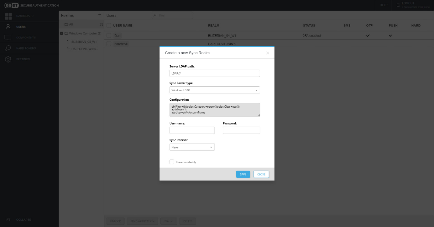 ESET Authentication